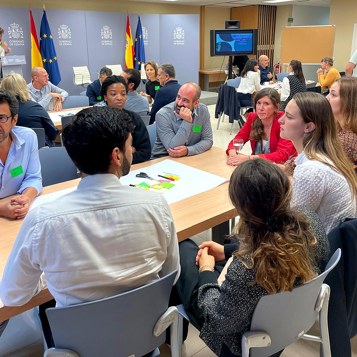 Participants co-creating in a workshop